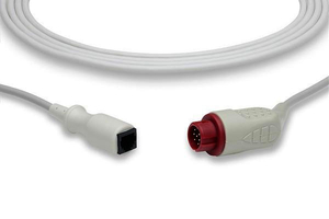 GE Invasive Blood Pressure Cable P/N 2021196-001 Abbott Transpac IV Transducer 
