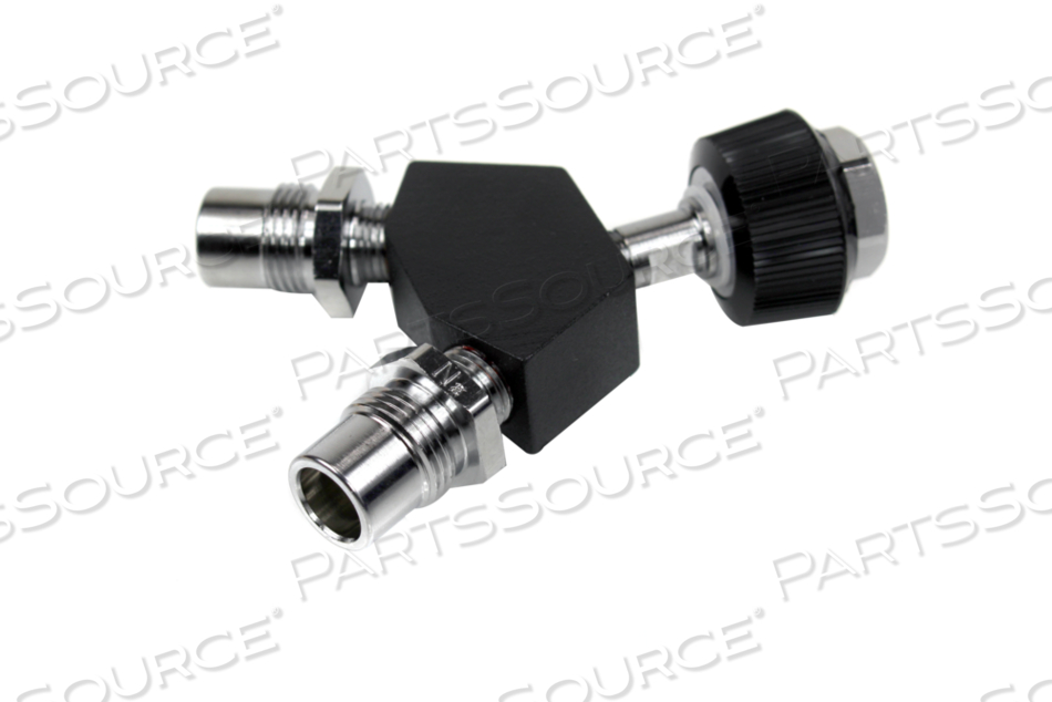 DISS Y-BLOCK, HT NUT FEMALE INLET X DISS DV OUTLETS, N2 by Bay Corporation