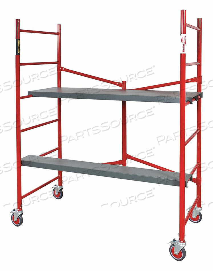 PORTABLE SCAFFOLD 6-11/64 FT.L STEEL by Metaltech PORTABLE SCAFFOLD 6-11/64 FT.L STEEL by Metaltech