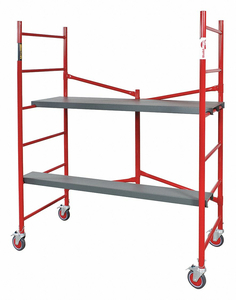 PORTABLE SCAFFOLD 6-11/64 FT.L STEEL by Metaltech