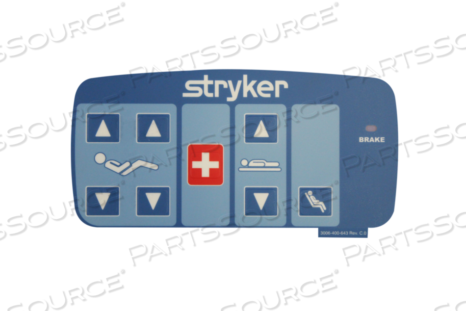 CARDIAC CHAIR LABEL FOR HEAD END SIDERAIL ASSEMBLY OPTIONAL GATCH/FOWLER,NURSE CALL by Stryker Medical CARDIAC CHAIR LABEL FOR HEAD END SIDERAIL ASSEMBLY OPTIONAL GATCH/FOWLER,NURSE CALL by Stryker Medical