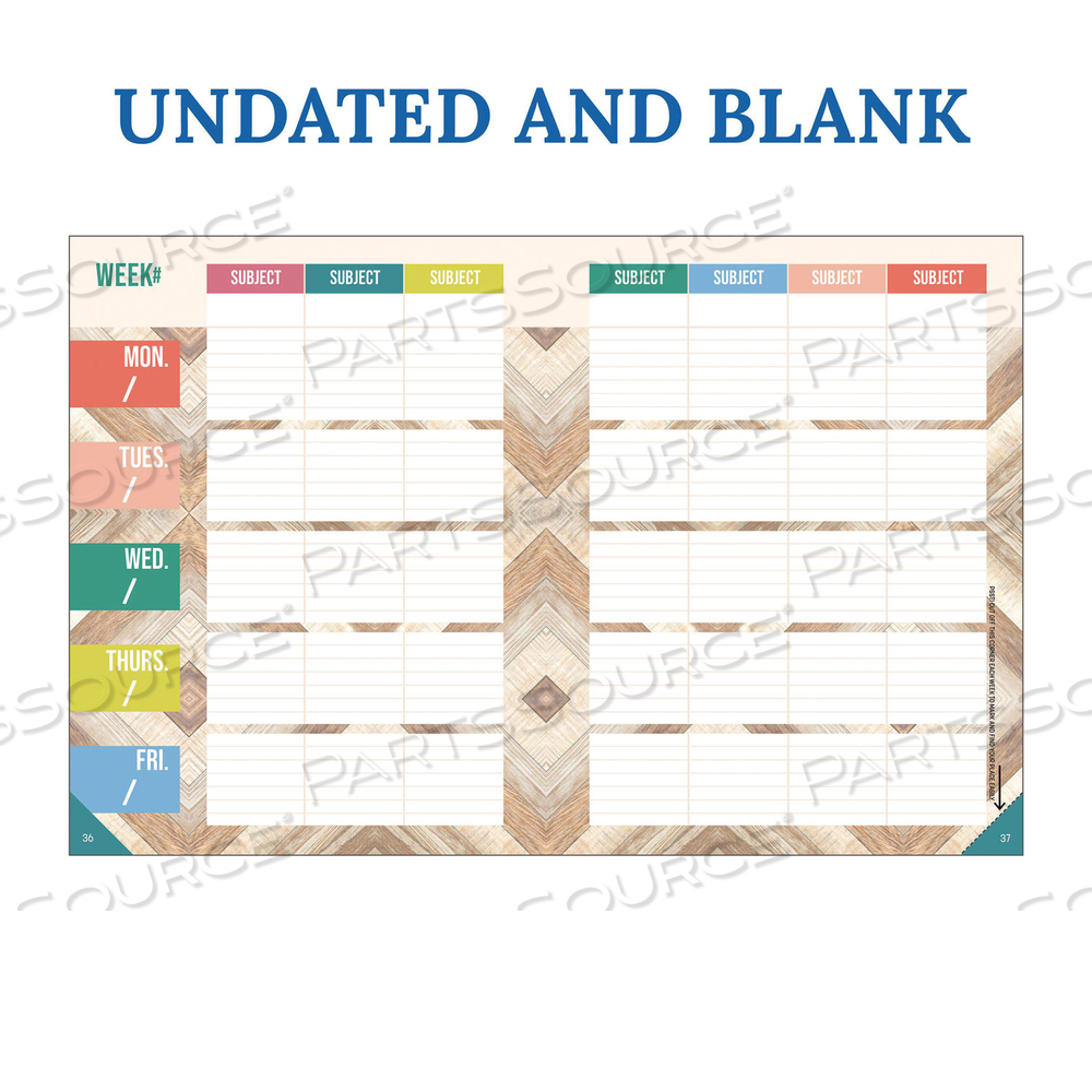 TEACHER PLANNERS, WEEKLY/MONTHLY, TWO-PAGE SPREAD, 11 X 8.5, MULTICOLOR COVER, TRUE TO YOU THEME by Carson-Dellosa Publishing TEACHER PLANNERS, WEEKLY/MONTHLY, TWO-PAGE SPREAD, 11 X 8.5, MULTICOLOR COVER, TRUE TO YOU THEME by Carson-Dellosa Publishing