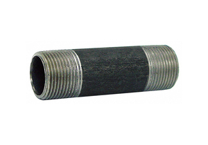 BLACK PIPE NIPPLE THREADED 2-1/2X10 IN by Beck