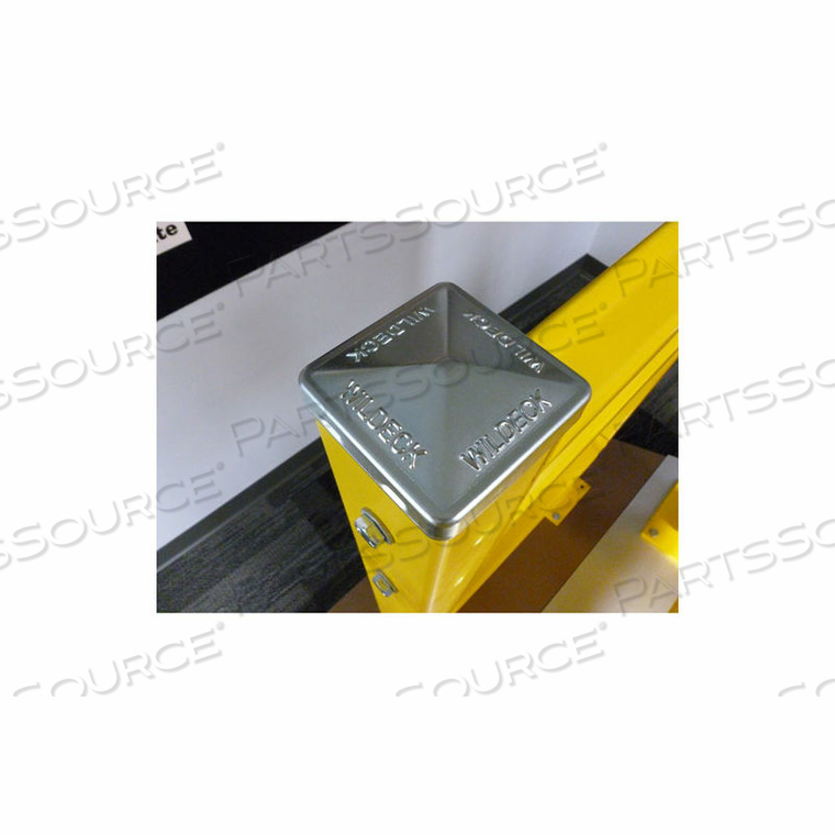 CAP FOR 5"X 5" COLUMN POST, SILVER by Wildeck CAP FOR 5"X 5" COLUMN POST, SILVER by Wildeck