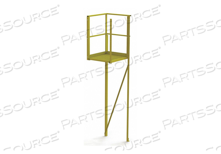 6 STEP TURN PLATFORM - 24"W PERFORATED by Tri-Arc