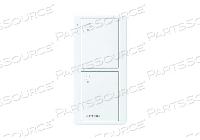 WIRELESS REMOTE CONTROL 2 BUTTONS WHITE by Lutron WIRELESS REMOTE CONTROL 2 BUTTONS WHITE by Lutron