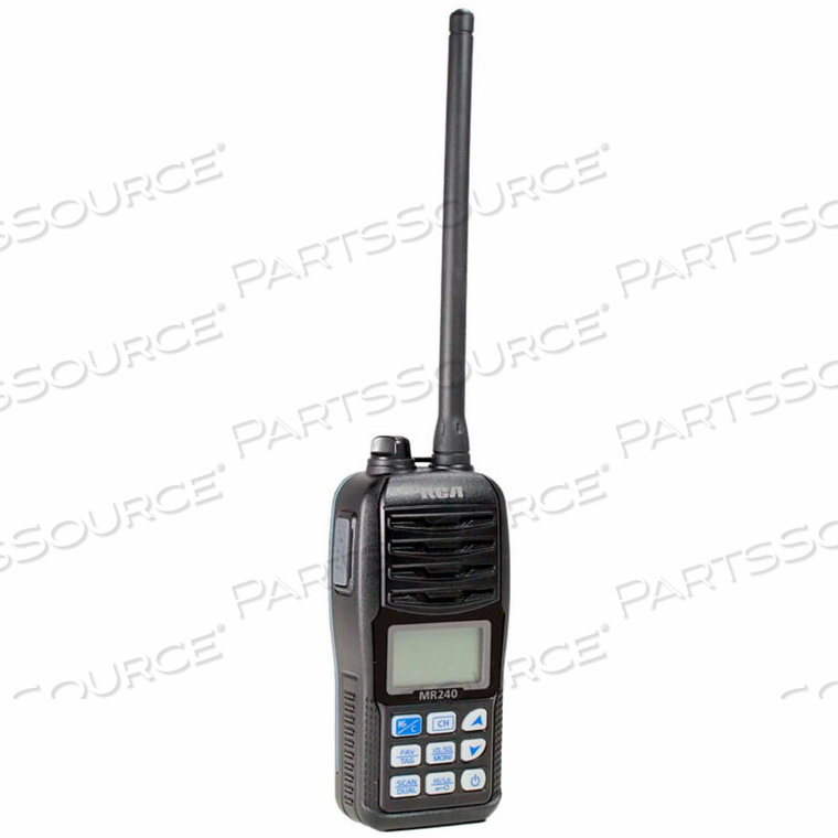 SUBMERSIBLE VHF MARINE HANDHELD PORTABLE RADIO by RCA SUBMERSIBLE VHF MARINE HANDHELD PORTABLE RADIO by RCA