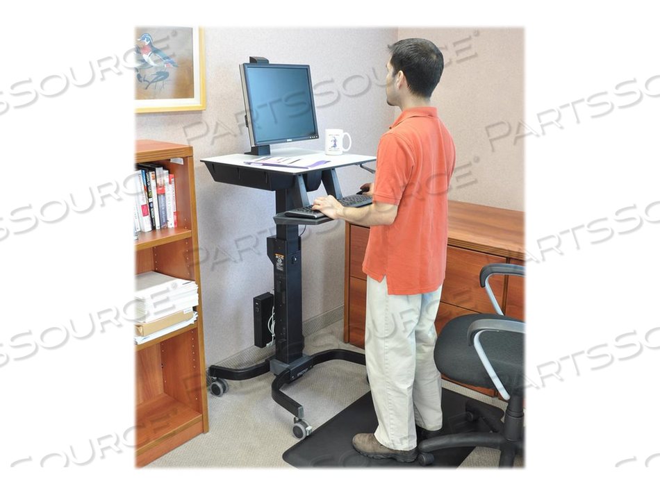 WORKFIT-C, SINGLE LD SIT-STAND WORKSTATION by Ergotron, Inc.
