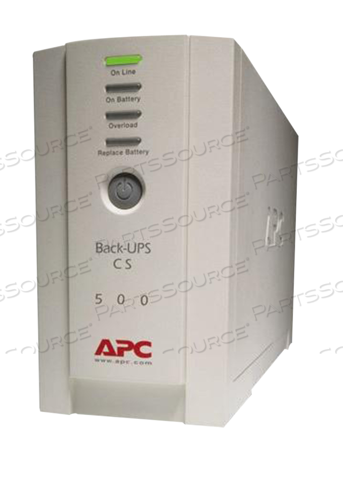 BACK-UPS CS 500 - UPS - EXTERNAL - STANDBY - AC 120 V - 300 WATT / 500 VA - INTE by APC / American Power Conversion BACK-UPS CS 500 - UPS - EXTERNAL - STANDBY - AC 120 V - 300 WATT / 500 VA - INTE by APC / American Power Conversion