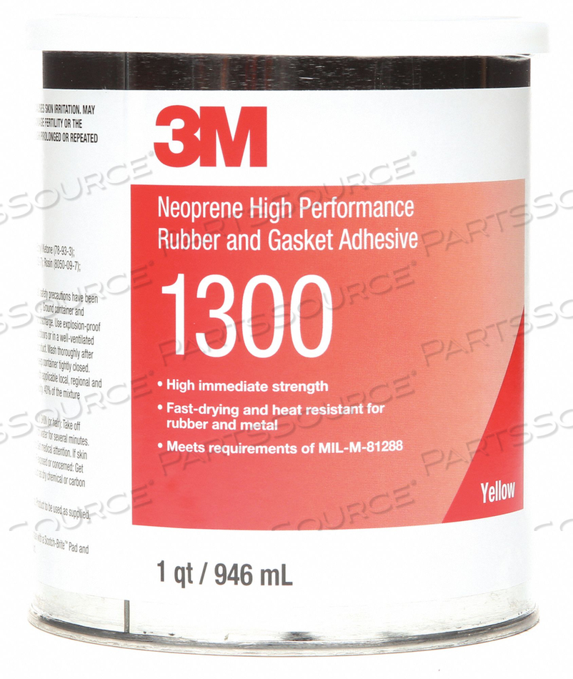 GASKET ADHESIVE 1 QT CAN YELLOW PK12 by 3M Consumer