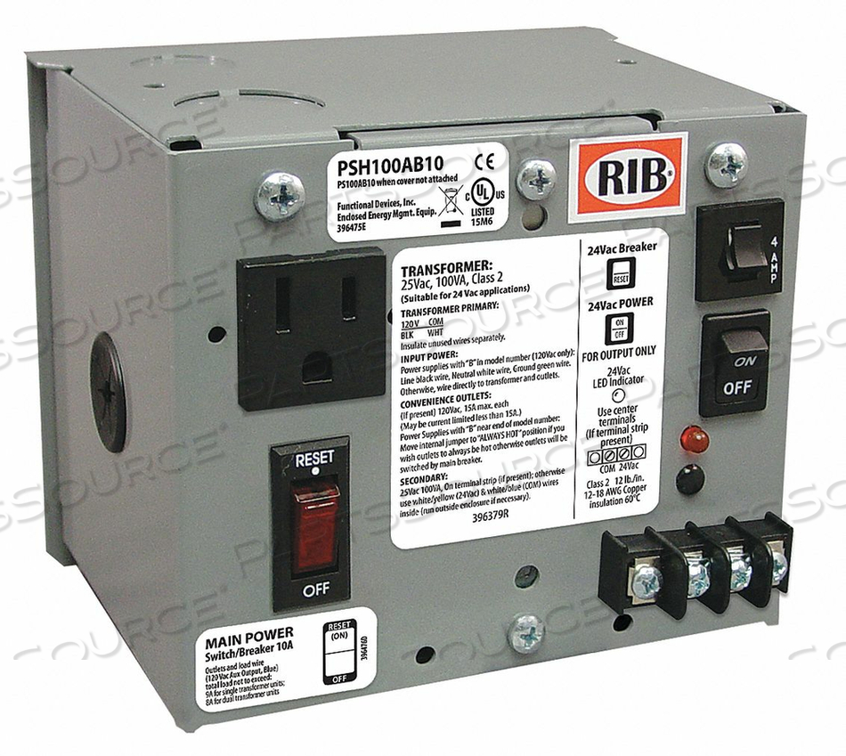 CLS 2 TRNSFRMR 100VA ENCLOSED WALL by RIB CLS 2 TRNSFRMR 100VA ENCLOSED WALL by RIB
