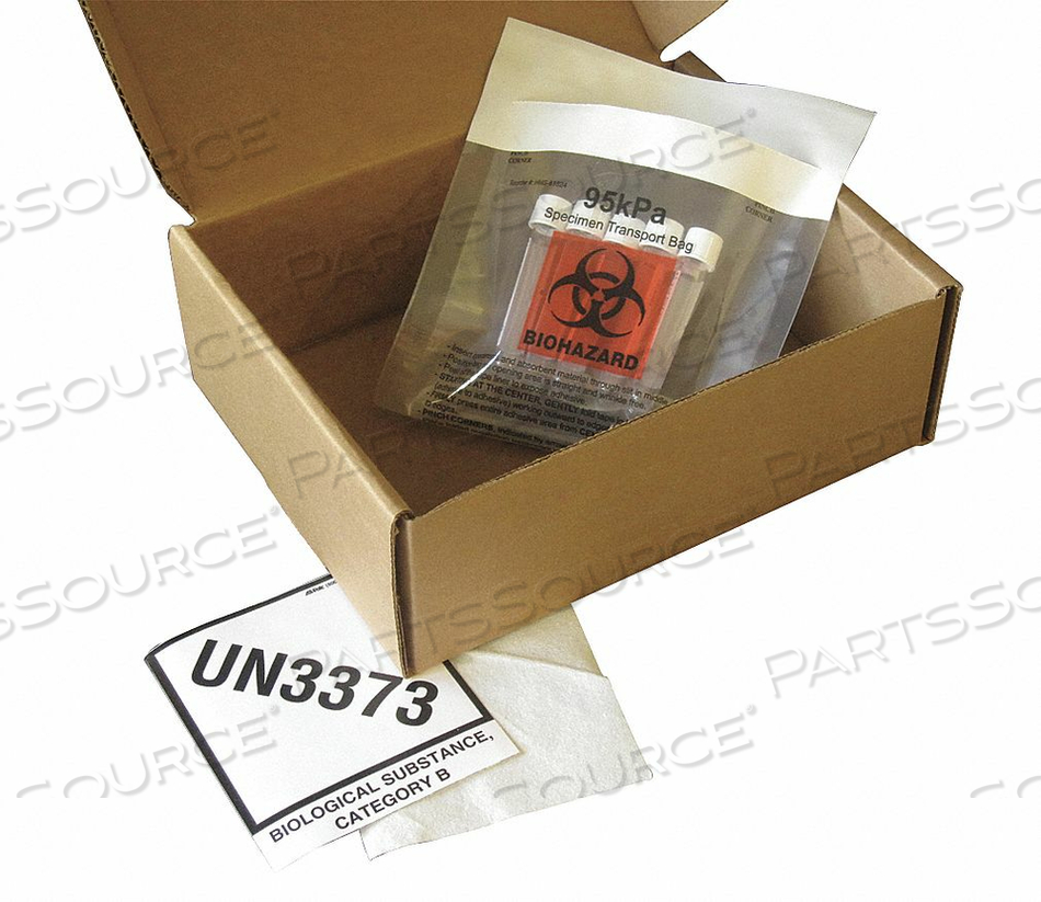 HAZMAT SHIPPING KIT 6 IN X 9-1/8 IN PK12 by Berlin