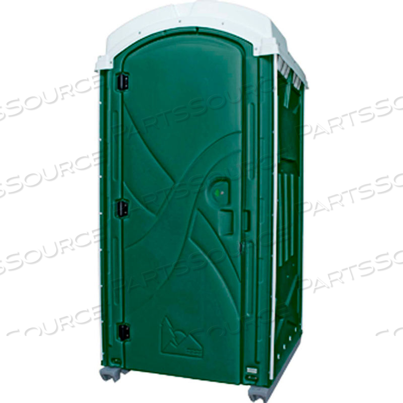 AXXIS PORTABLE RESTROOM, GREEN 47"L X 43"W X 92"H by Poly Portables LLC AXXIS PORTABLE RESTROOM, GREEN 47"L X 43"W X 92"H by Poly Portables LLC
