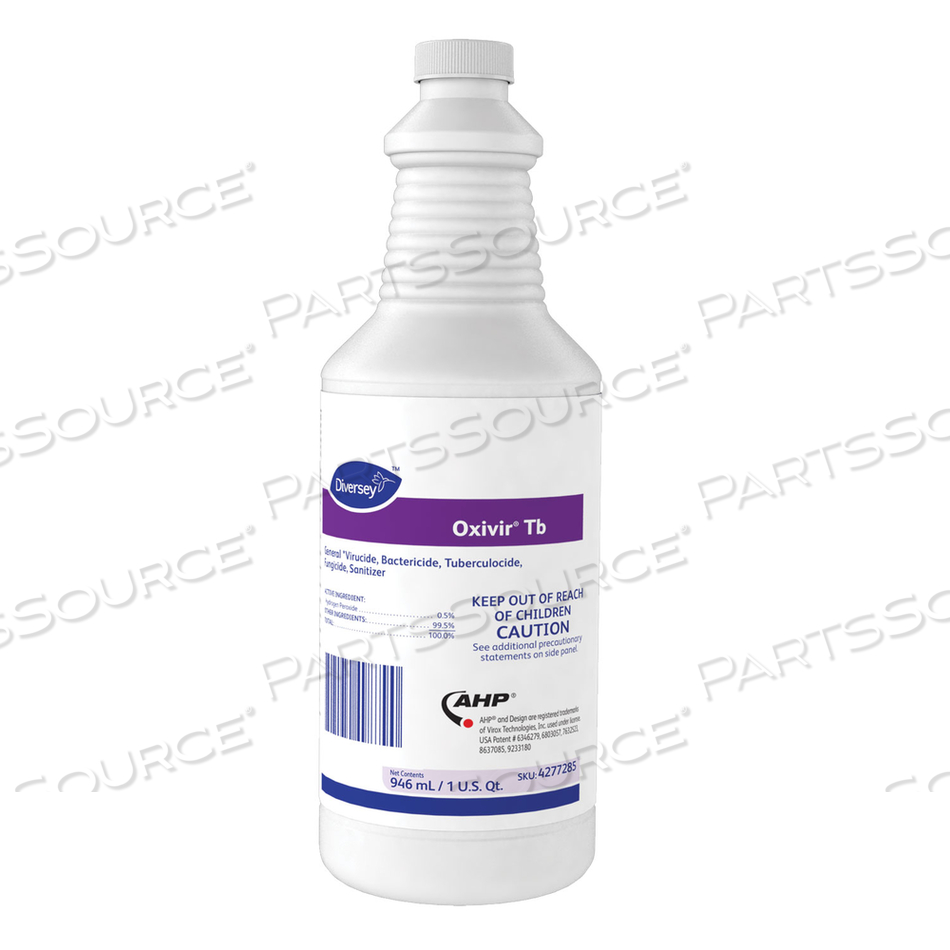 OXIVIR TB ONE-STEP DISINFECTANT CLEANER, 32 OZ BOTTLE, 12/CARTON by Diversey