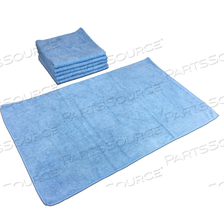 MICROFIBER HAND TOWELS BLUE 16 X 27 by Monarch Brands Inc.