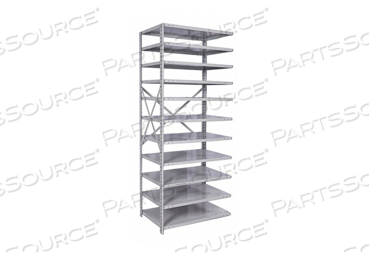 METAL SHELVING OPEN ADD-ON 87 H 11 SHELF by Hallowell