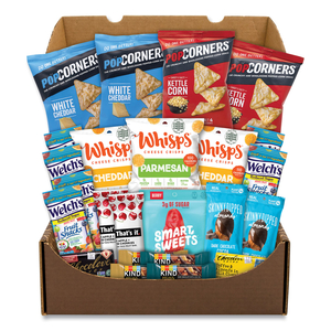 LOW SUGAR SNACK BOX, 24 ASSORTED SNACKS by Snack Box Pros