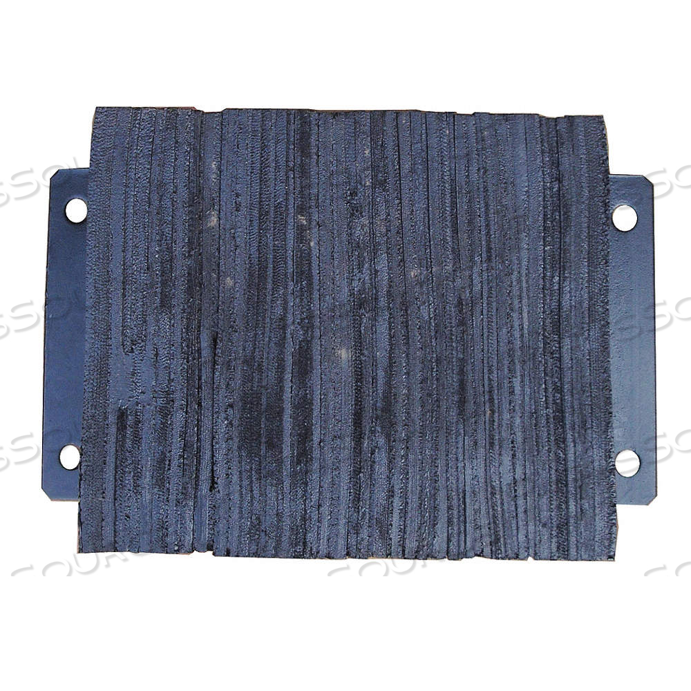 DOCK BUMPER, RECTANGULAR, 14 1/2 IN BUMPER WD, 12 IN BUMPER HT, 6 IN BUMPER DP, LAMINATED RUBBER by Approved Vendor