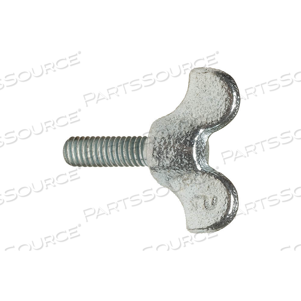 THUMB SCREW, 1/4"-20 THREAD SIZE, WING, IRON, ZINC PLATED, 0.625 IN MAX HEAD HT, 1/2 IN LG by Peerless Hardware Mfg Inc THUMB SCREW, 1/4"-20 THREAD SIZE, WING, IRON, ZINC PLATED, 0.625 IN MAX HEAD HT, 1/2 IN LG by Peerless Hardware Mfg Inc