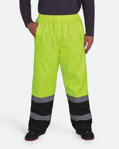 RAIN PANTS CLASS E YELLOW/GREEN 3XL by Utility Pro Wear