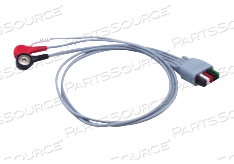 3 LEAD 24" REUSABLE ECG LEADWIRE by Mindray North America