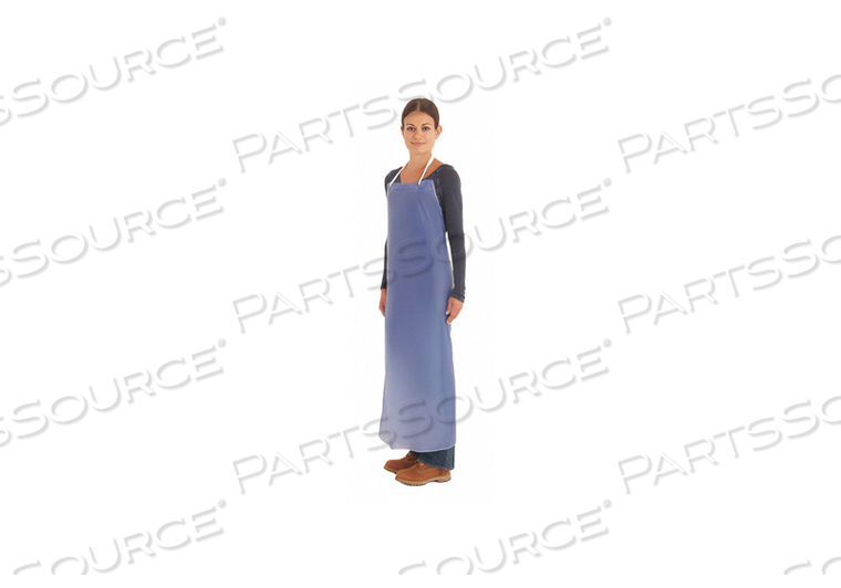 BIB APRON 33 IN W BLUE 54 IN L by Ansell Healthcare