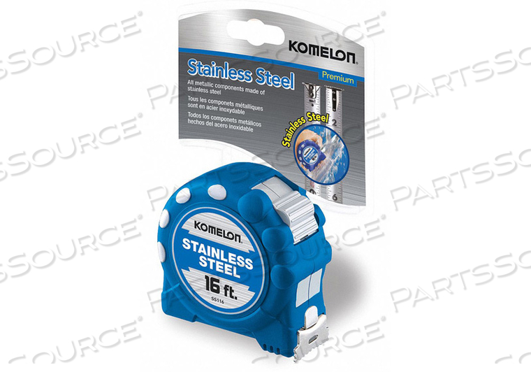 TAPE MEASURE STAINLESS STEEL 1 X 16 FT. by Komelon