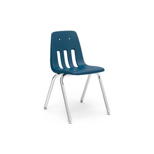 9018 CLASSIC SERIES CLASSROOM CHAIR - NAVY VENTED BACK by Virco Inc