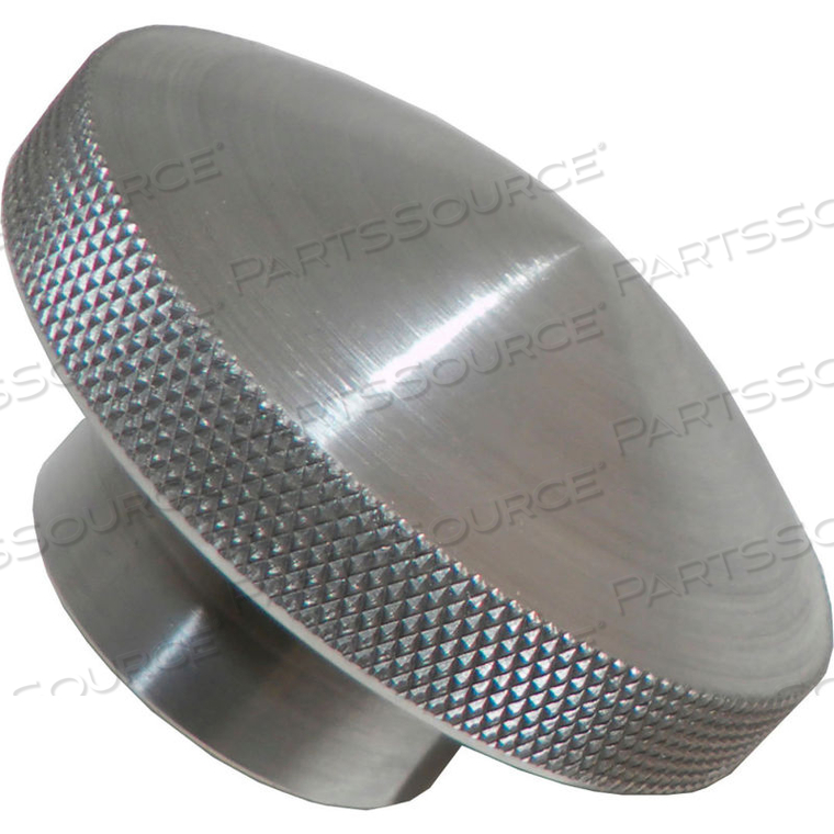 ALUMINUM DOMED KNOBS - 1/2-13 THREAD - 2-1/4" DIAMETER - 1-3/8" KNOB HEIGHT by Morton Machine Works