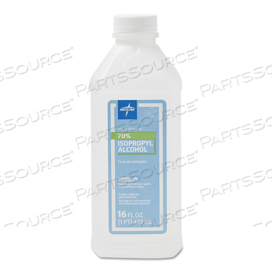 ISOPROPYL RUBBING ALCOHOL, 16 OZ BOTTLE by Medline Industries, Inc. ISOPROPYL RUBBING ALCOHOL, 16 OZ BOTTLE by Medline Industries, Inc.