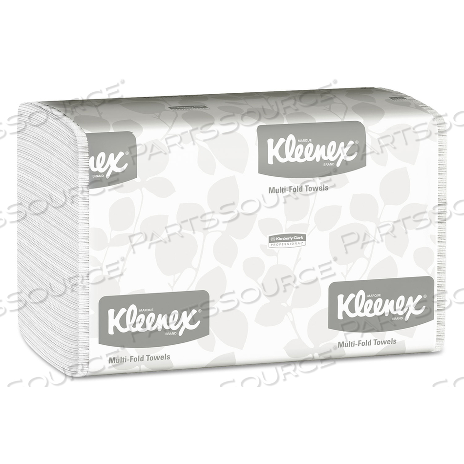 MULTI-FOLD PAPER TOWELS, 9.2 X 9.4, WHITE by Kleenex MULTI-FOLD PAPER TOWELS, 9.2 X 9.4, WHITE by Kleenex