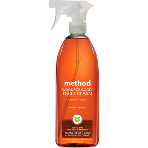 DAILY WOOD CLEANER, ALMOND, 28 OZ. TRIGGER SPRAY BOTTLE - 01182 by Method