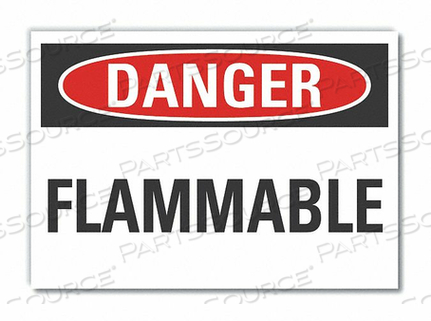 DANGER SIGN 5 W X 3-1/2 H 0.001 THICK by Lyle Signs Inc. DANGER SIGN 5 W X 3-1/2 H 0.001 THICK by Lyle Signs Inc.