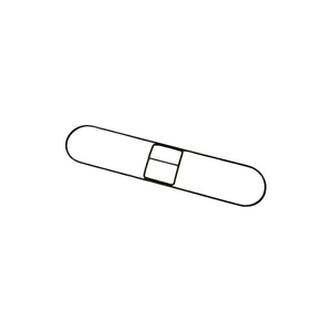 24" X 5" ZINC PLATED CLIP-ON DUST MOP FRAME by Unisan
