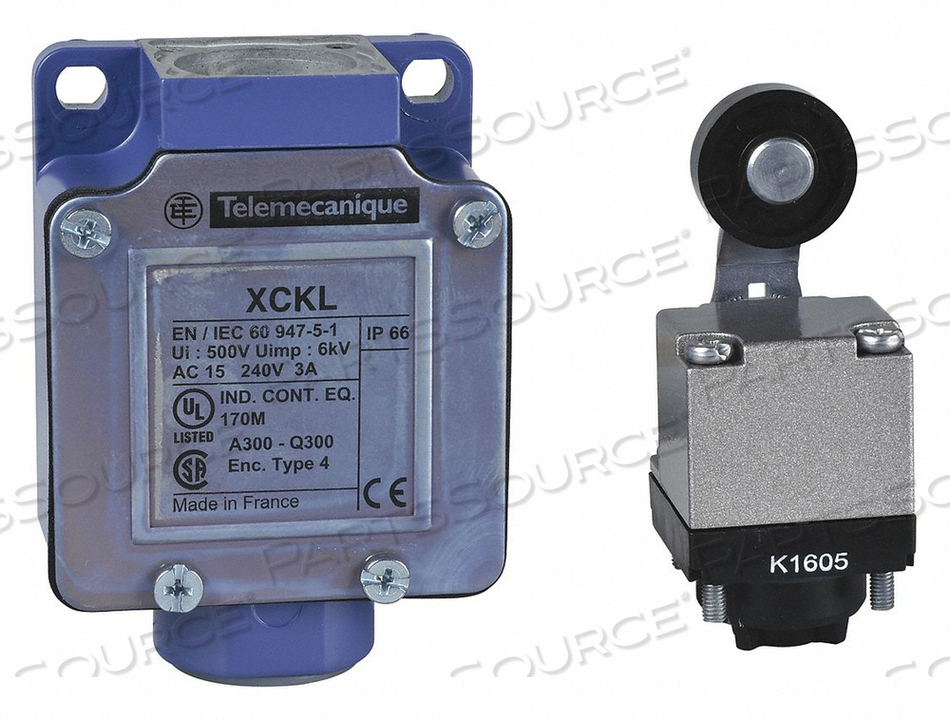 LIMIT SWITCH 240VAC 10AMP XCKL +OPTIONS by Telemecanique Sensors