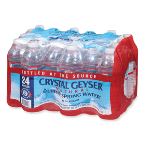 NATURAL ALPINE SPRING WATER, 16.9 OZ BOTTLE, 24/CARTON by Crystal Geyser