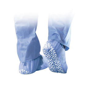 SHOE COVER, NONSKID POLYPROPYLENE, BLUE by Medline Industries, Inc.