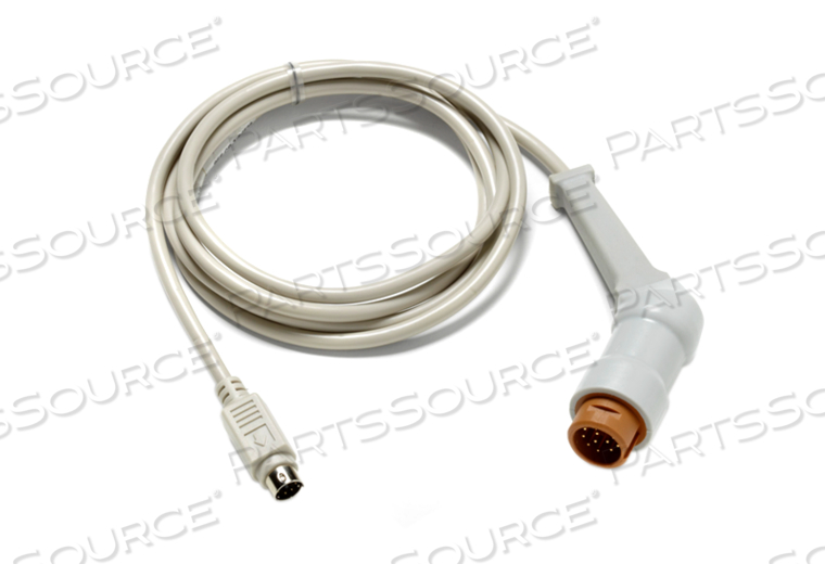 12-PIN ROUND MALE BROWN IUP SIMULATION CABLE FOR HP/AGILENT/PHILIPS 50 AND 8040 PS320 FETAL SIMULATOR by Fluke Electronics Corp (Biomedical Div.)