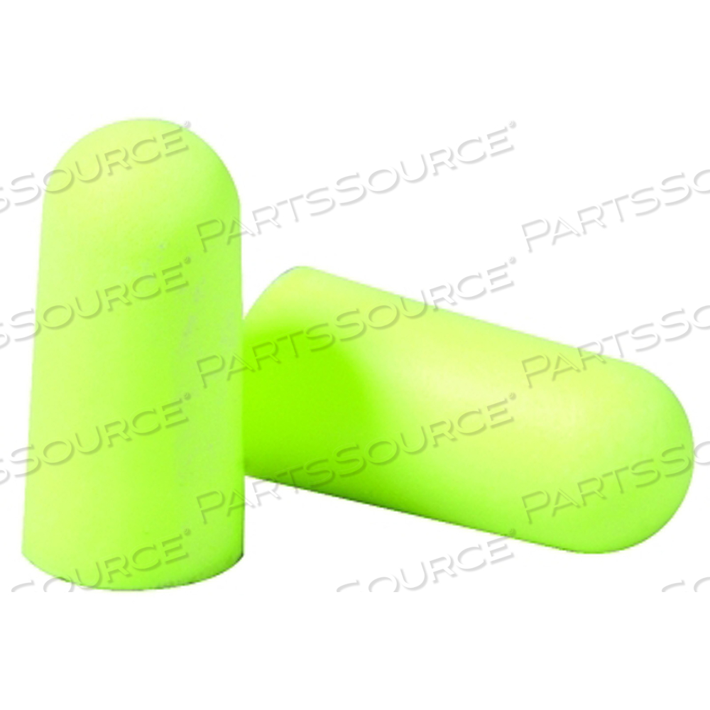 E-A-RSOFT YELLOW NEONS FOAM EARPLUG, POLYURETHANE, UNCORDED, REGULAR, POLY BAG by 3M Consumer E-A-RSOFT YELLOW NEONS FOAM EARPLUG, POLYURETHANE, UNCORDED, REGULAR, POLY BAG by 3M Consumer