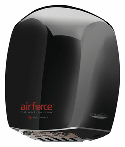 HAND DRYER ALUM COVER BLACK AUTOMATIC by World Dryer