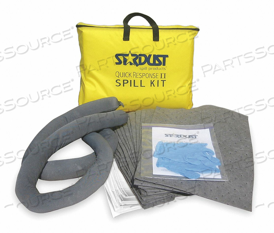 SPILL KIT CHEM/HAZMAT YELLOW by Stardust Spill Products SPILL KIT CHEM/HAZMAT YELLOW by Stardust Spill Products