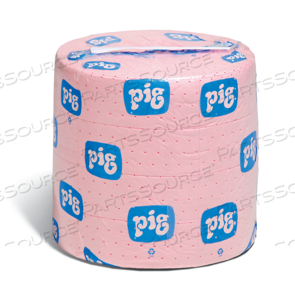 PIG RIP-&-FIT HAZMAT CHEMICAL ABSORBENT MAT ROLL by New Pig Corporation PIG RIP-&-FIT HAZMAT CHEMICAL ABSORBENT MAT ROLL by New Pig Corporation