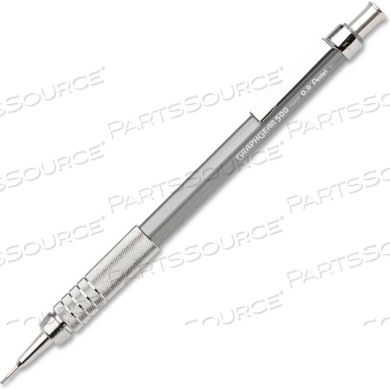 GRAPHGEAR 500 AUTOMATIC PENCIL, REFILLABLE, 0.9MM, GRAY by Pentel of America GRAPHGEAR 500 AUTOMATIC PENCIL, REFILLABLE, 0.9MM, GRAY by Pentel of America