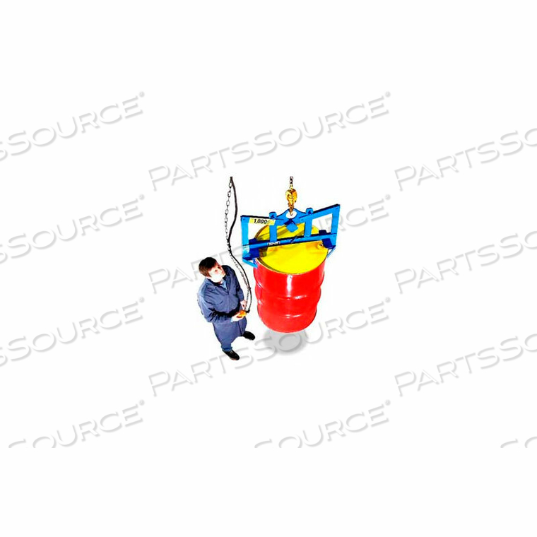 VERTI-KARRIER BELOW-HOOK 55 GALLON DRUM LIFTER MODEL - 1000 LB. CAPACITY by Morse