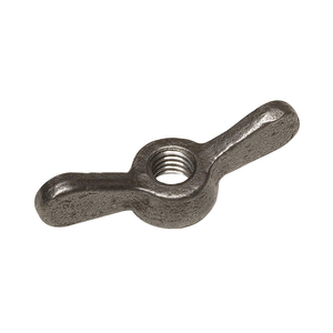 WING NUT, 3/8"-16 THREAD SIZE, STEEL, GRADE 2, BLACK OXIDE, 3 IN MAX WING SPAN, 1 IN BASE DIA by Peerless Hardware Mfg Inc