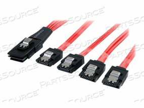 CONNECT A SATA/SAS CONTROLLER TO 4 SATA DRIVES - MINI SAS TO SATA - SFF 8087 TO by StarTech.com Ltd.