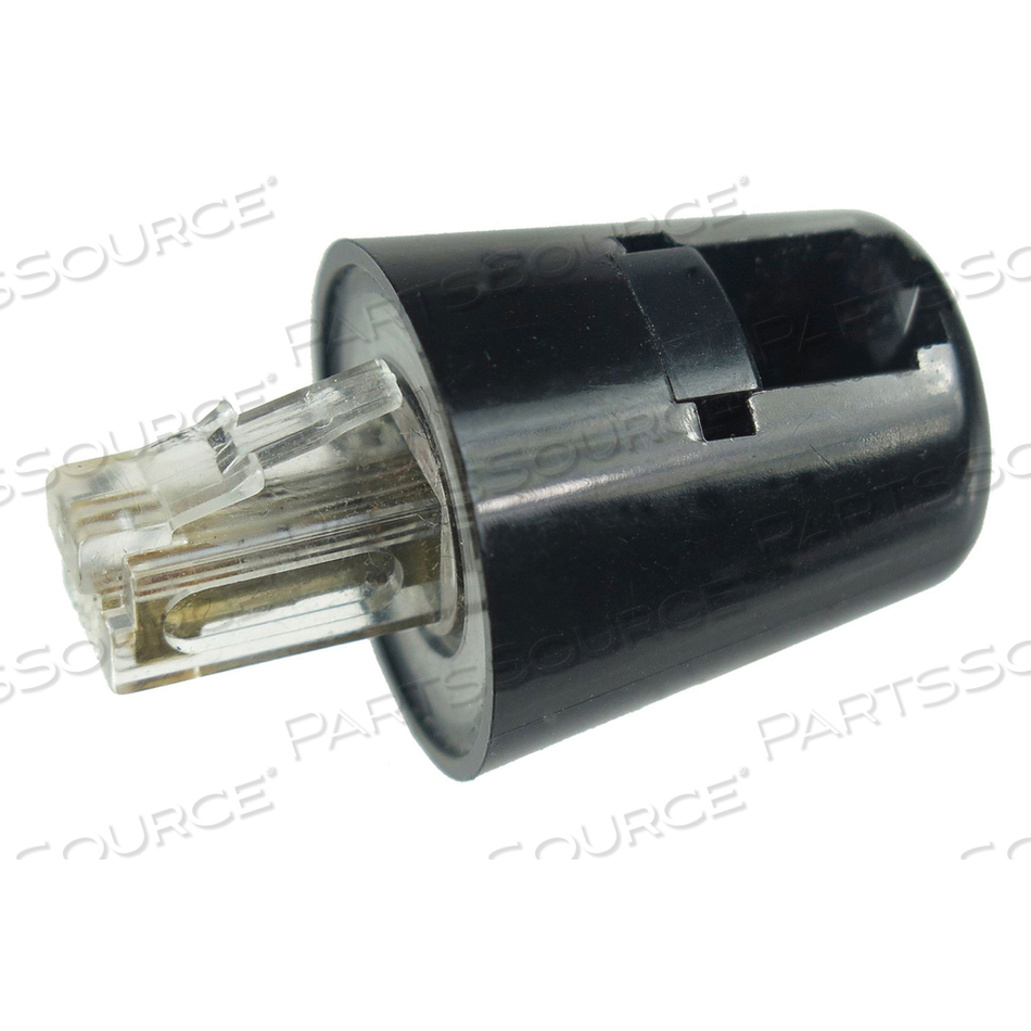 TWISSTOP DETANGLER WITH COILED, 25-FOOT PHONE CORD, BLACK by Softalk TWISSTOP DETANGLER WITH COILED, 25-FOOT PHONE CORD, BLACK by Softalk