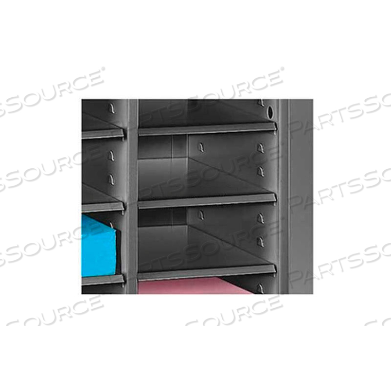 ADDITIONAL TRAYS FOR LEGAL SIZE LITERATURE SORTER - BLACK by Tennsco Corp.