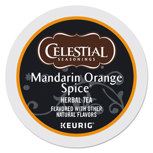 MANDARIN ORANGE SPICE HERB TEA K-CUPS, 96/CARTON by Celestial Seasonings