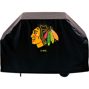 GRILL COVER, CHICAGO BLACKHAWKS, 72"L X 21"W X 36"H by Holland Bar Stool Co.